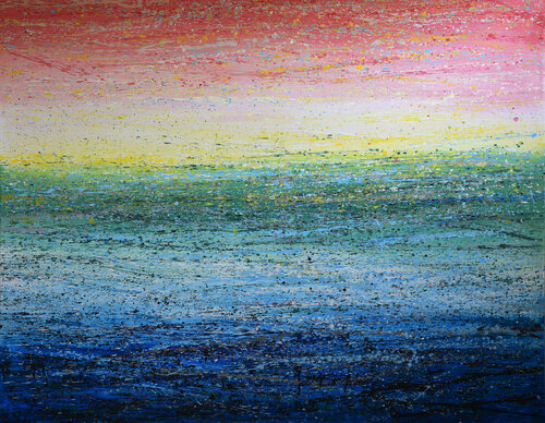 The color of the sea van Ivan Didovodiuk, Werk op papier te koop op Singulart