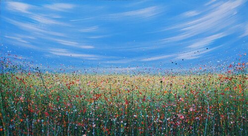 Poppy field 5 di Ivan Didovodiuk, Pittura in vendita su Singulart