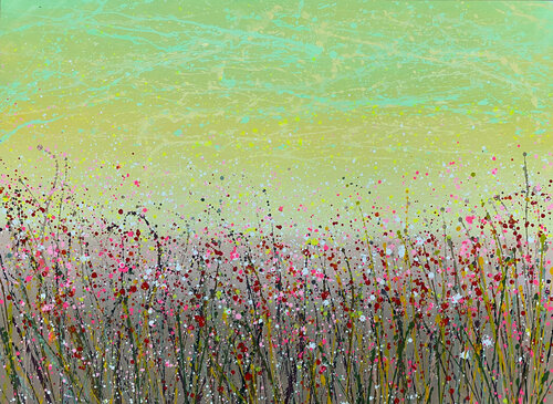 Field with flowers 16 di Ivan Didovodiuk, Pittura in vendita su Singulart