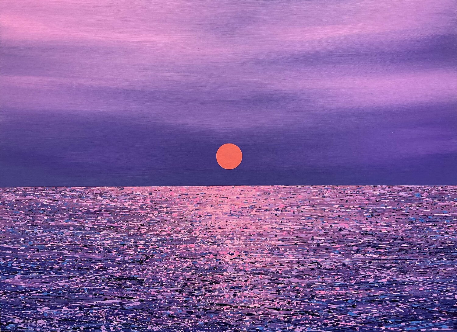 Sunset at sea Ivan Didovodiuk