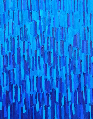 Paradiso blue di Aline De Souza Lopes, Pittura in vendita su Singulart
