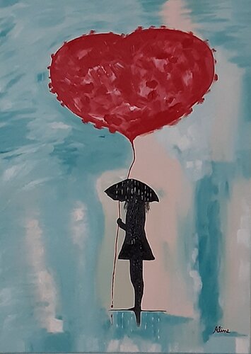 Sogni in Volo von Aline De Souza Lopes, Malerei kaufen auf Singulart