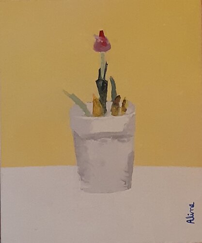 Solitario di Aline De Souza Lopes, Pittura in vendita su Singulart