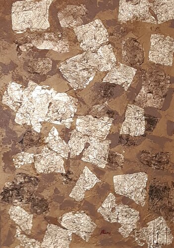 L'Oro Della Verità di Aline De Souza Lopes, Pittura in vendita su Singulart