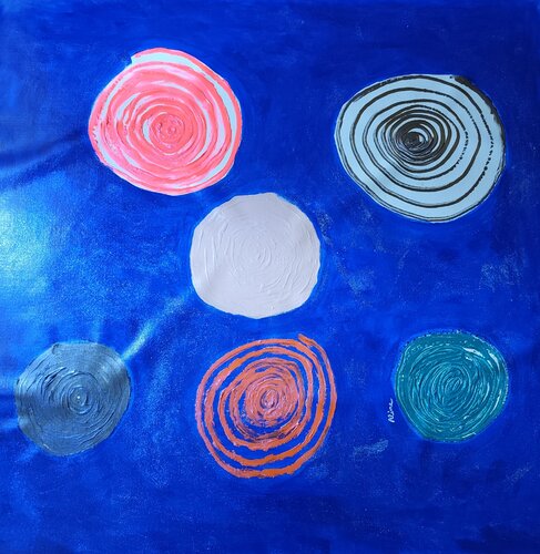 Celestia by Aline De Souza Lopes, Painting for Sale on Singulart
