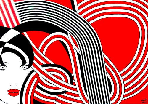 PHéBé von Bernie Fine, Werk auf Papier kaufen auf Singulart