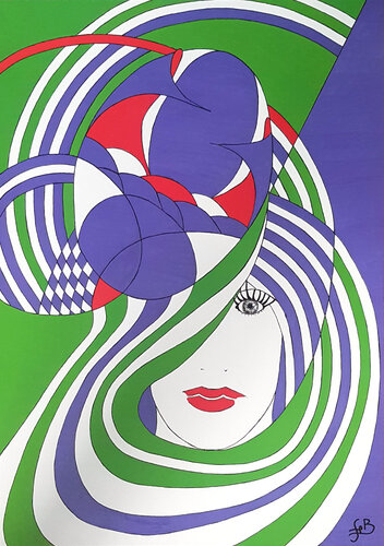 FLORA par Bernie Fine, Œuvre sur papier en vente sur Singulart