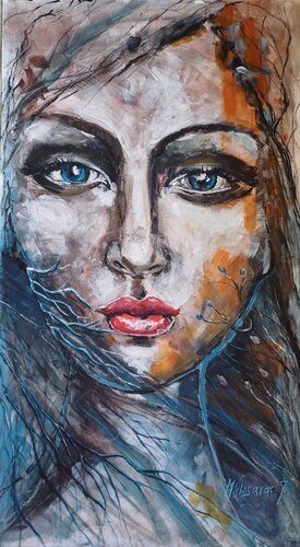 Mädchen by Jasna Milosavac, 油畫 for Sale on Singulart