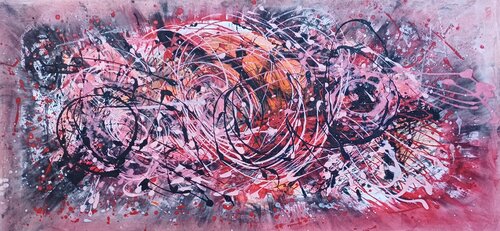 Abstrakt rot par Jasna Milosavac, Peinture en vente sur Singulart