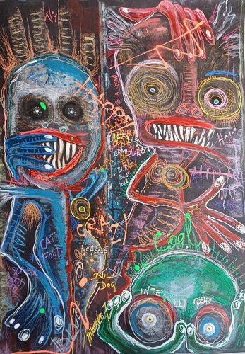 Happy de Jasna Milosavac, Pintura a la venta en Singulart