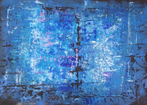 Deep blue von Jasna Milosavac, Malerei kaufen auf Singulart