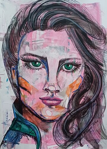 Grün von Jasna Milosavac, Zeichnungen kaufen auf Singulart