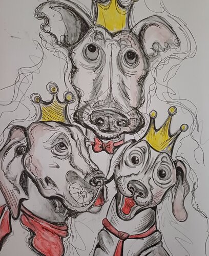 Drei Könige by Jasna Milosavac, 소묘 for Sale on Singulart