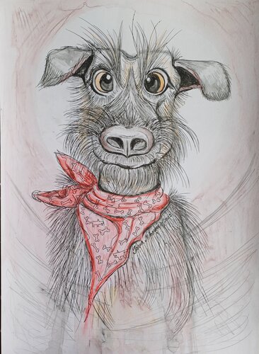 Ich bin da von Jasna Milosavac, Zeichnungen kaufen auf Singulart