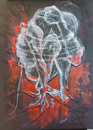 Pain von Jasna Milosavac, Zeichnungen kaufen auf Singulart