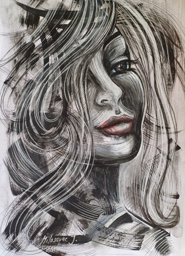 Schönheit by Jasna Milosavac, Drawing for Sale on Singulart