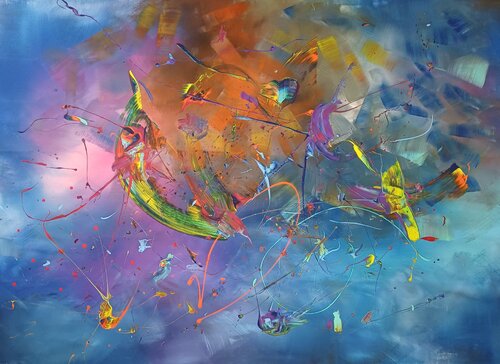 Frühlingspracht par Jasna Milosavac, Peinture en vente sur Singulart