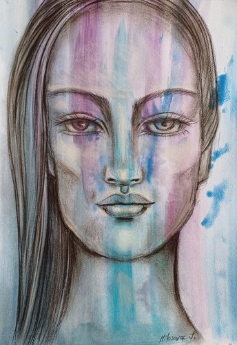 Schönheit di Jasna Milosavac, Disegno in vendita su Singulart