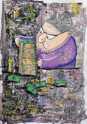 Superoma von Jasna Milosavac, Zeichnungen kaufen auf Singulart