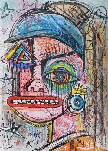 Mädchen mit dem Perlenohrring di Jasna Milosavac, Disegno in vendita su Singulart