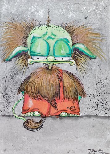 Flaffy Taffy von Jasna Milosavac, Zeichnungen kaufen auf Singulart