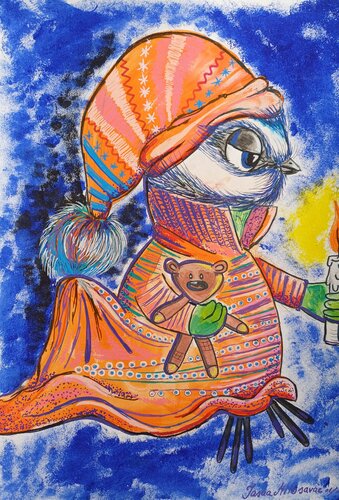 Gute Nacht von Jasna Milosavac, Zeichnungen kaufen auf Singulart