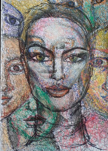 Beauty von Jasna Milosavac, Zeichnungen kaufen auf Singulart