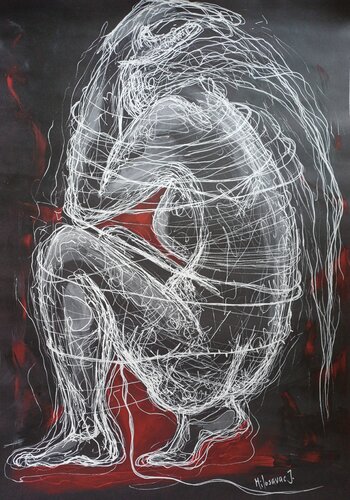 Pain von Jasna Milosavac, Zeichnungen kaufen auf Singulart