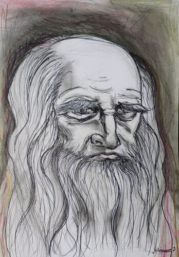 Leonardo di Jasna Milosavac, Disegno in vendita su Singulart