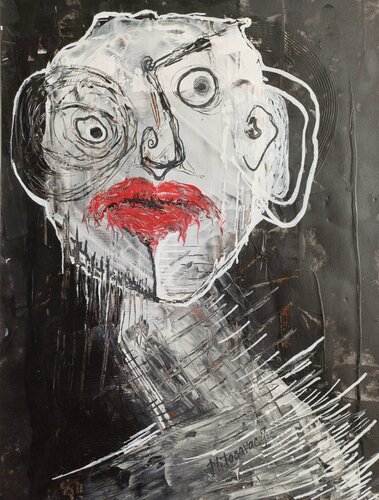 Confident par Jasna Milosavac, Peinture en vente sur Singulart