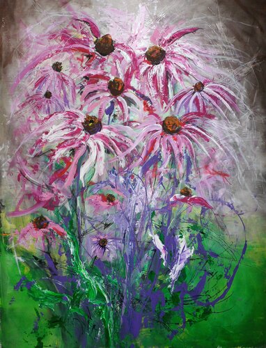 Wild flower von Jasna Milosavac, Malerei kaufen auf Singulart