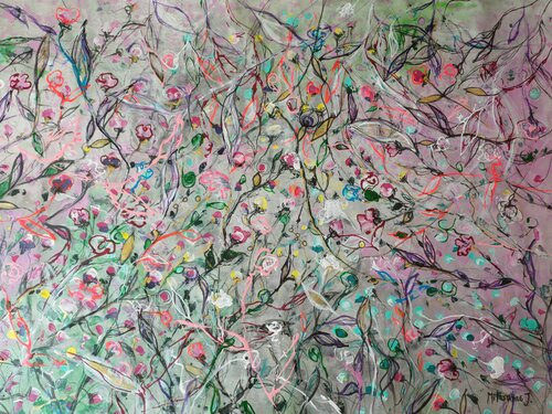 Wilde Rosen by Jasna Milosavac, Painting for Sale on Singulart