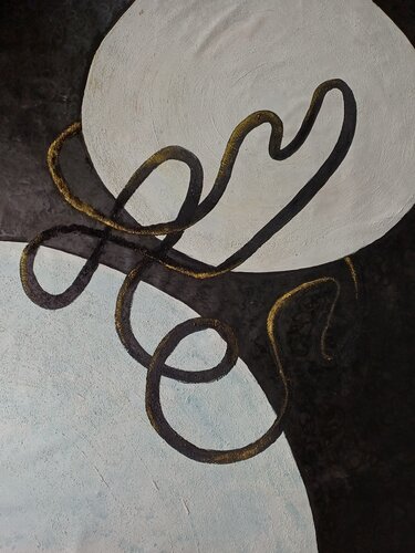 Golden path von Jasna Milosavac, Malerei kaufen auf Singulart