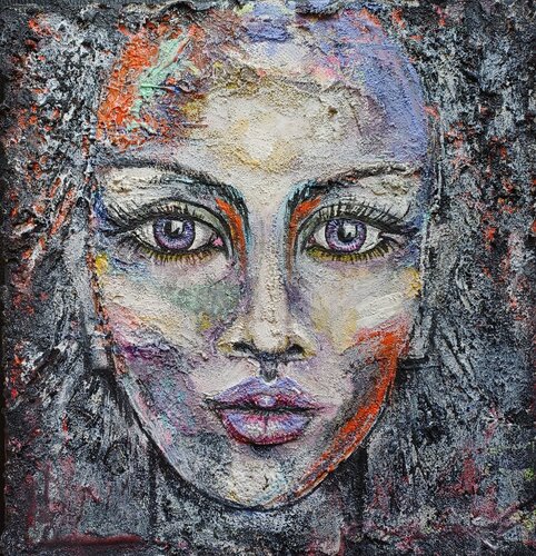 Selbstbewusst von Jasna Milosavac, Malerei kaufen auf Singulart