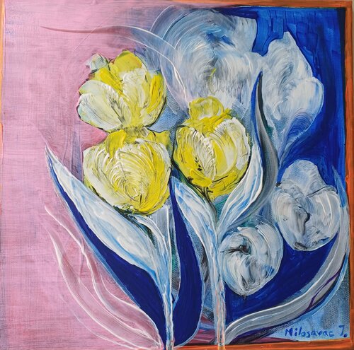 Tulpen par Jasna Milosavac, Peinture en vente sur Singulart