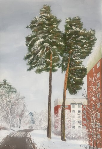 Deux frères par Sophie Cousineau, Peinture en vente sur Singulart