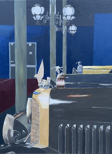 Les bouchons di Sophie Cousineau, Pittura in vendita su Singulart