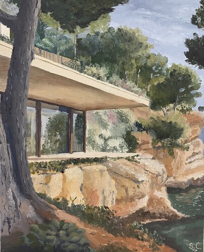 Vue mer di Sophie Cousineau, Pittura in vendita su Singulart