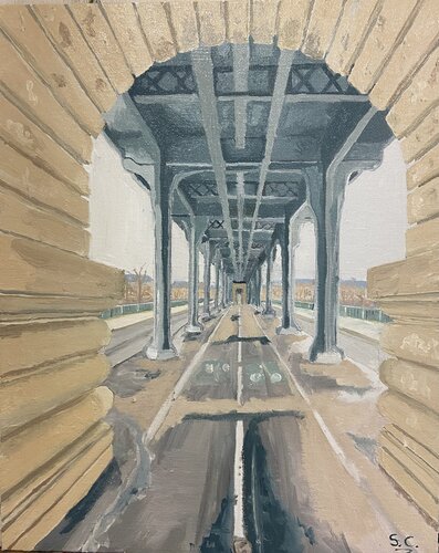 Métropolitain di Sophie Cousineau, Pittura in vendita su Singulart