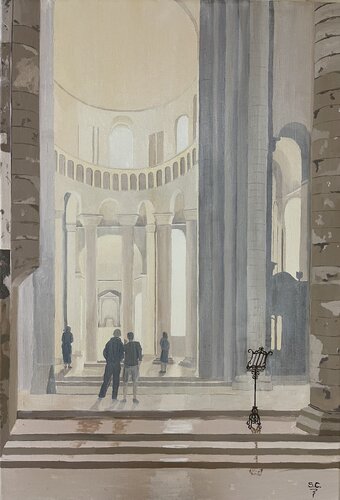 Un grand flou lumineux di Sophie Cousineau, Pittura in vendita su Singulart