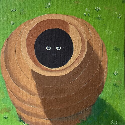 Cache-cache di Sophie Cousineau, Pittura in vendita su Singulart