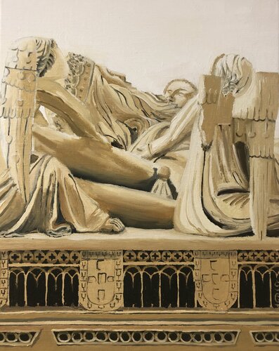 Les anges de Pedro van Sophie Cousineau, Schilderij te koop op Singulart