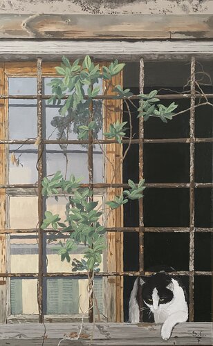 A pas de velours par Sophie Cousineau, Peinture en vente sur Singulart