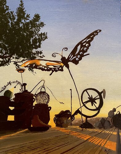 L’aube s’envole par Sophie Cousineau, Peinture en vente sur Singulart