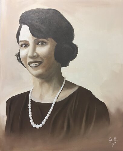 Marie, 1926 di Sophie Cousineau, Pittura in vendita su Singulart