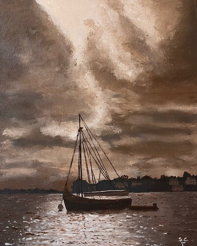 L'éclaircie par Sophie Cousineau, Peinture en vente sur Singulart