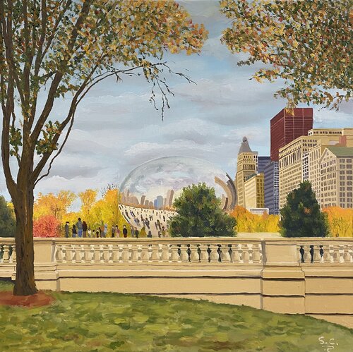 La porte des étoiles di Sophie Cousineau, Pittura in vendita su Singulart