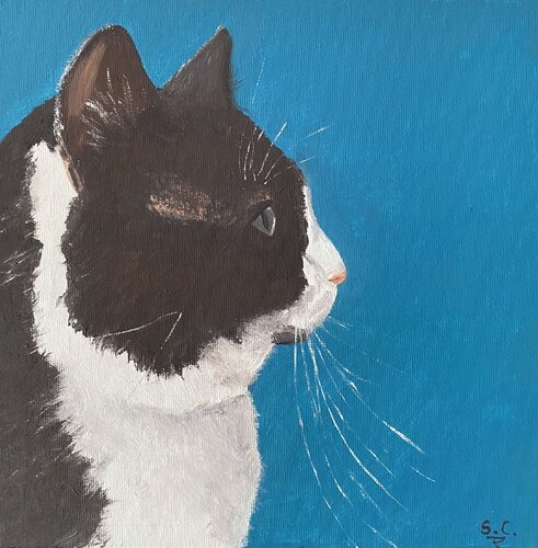 Sa Seigneurie by Sophie Cousineau, Painting for Sale on Singulart