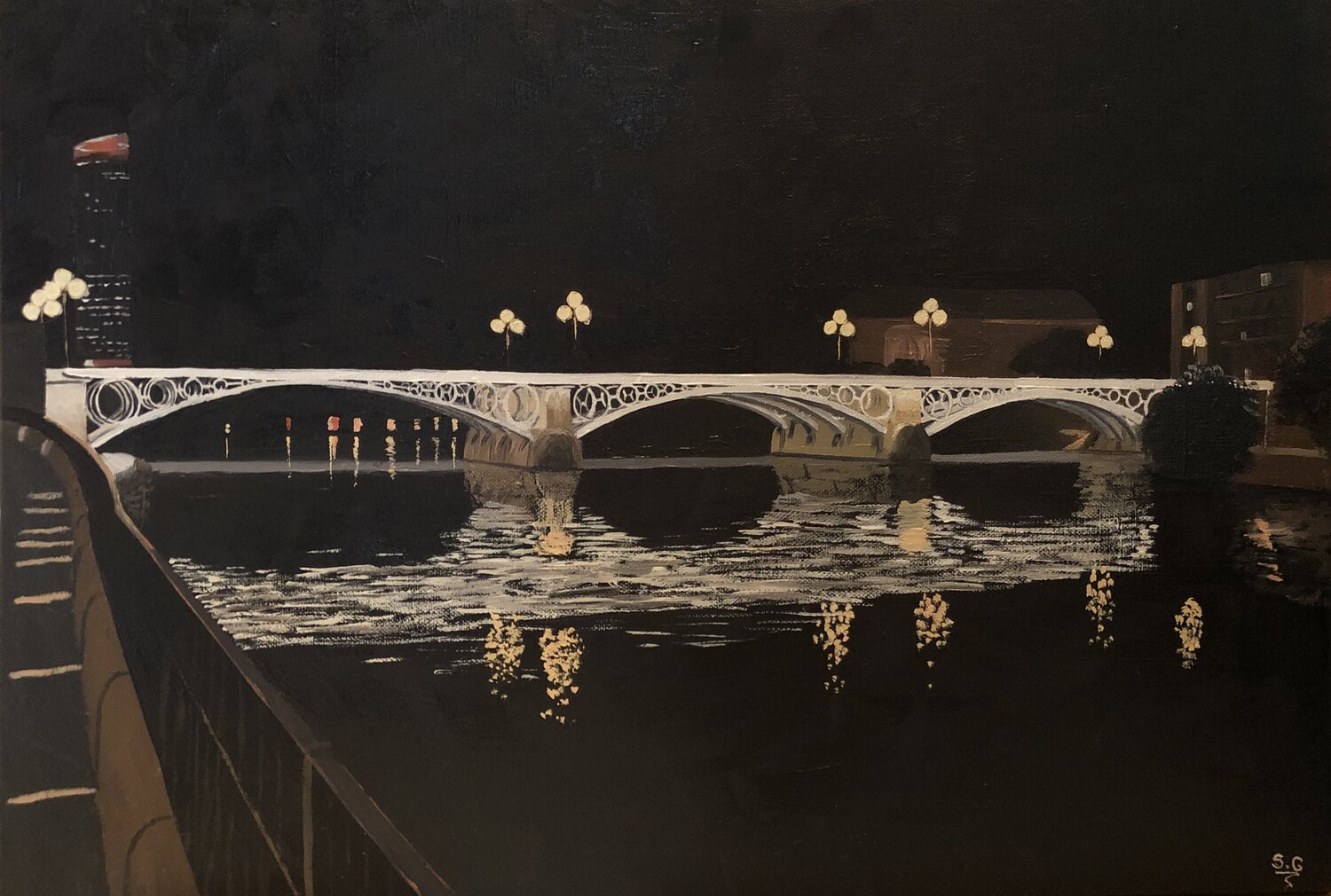 Lumière traversante Sophie Cousineau Originalgemälde zu verkaufen