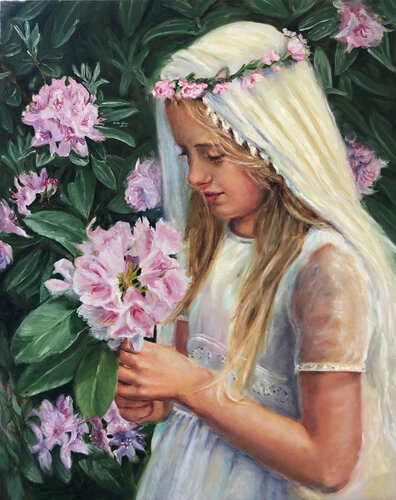 White veil di Petra Gruiters, Pittura in vendita su Singulart